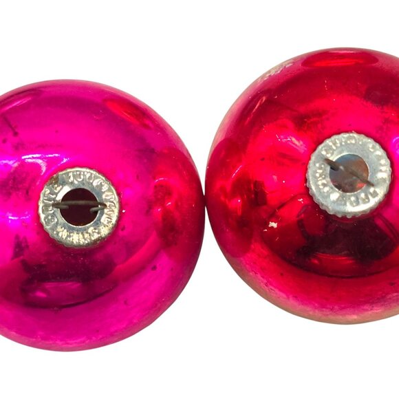 Set Of 7 Shiny Brite Christmas Tree Mercury Glass Ornament Vintage - Picture 8 of 16